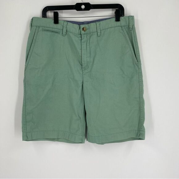 Polo Ralph Lauren Men's Sage Green Flat Front Relaxed Fit Shorts 33 - Picture 1 of 3